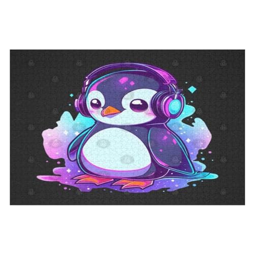Pinguin Puzzles 1000 Teile Erwachsener Kniffel Spaß Für Die Ganze Familie, Holzpuzzle Kinder Erwachsene, Impossible Puzzle Schwer 75×50cm Pinguin Puzzles 1000 Teile Erwachsener Kniffel Spaß Für Die Ganze Familie, Holzpuzzle Kinder Erwachsene, Impossible Puzzle Schwer 75×50cm von GGJJTT