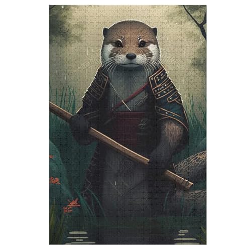 Pirat Otter Holzpuzzle Erwachsene - 1000 Teiliges Jigsaw Knobelspiel - Puzzle Für Erwachsene & Kinder - Outdoor & Reisespielzeug 78×53cm Pirat Otter Holzpuzzle Erwachsene - 1000 Teiliges Jigsaw Knobelspiel - Puzzle Für Erwachsene & Kinder - Outdoor & Reisespielzeug 78×53cm von GGJJTT