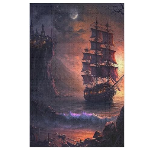 Piratnschiff Holzpuzzle 1000 Teile Klassische Puzzles Erwachsene Kinder Puzzle DIY Kit Holzspielzeug Einzigartiges Geschenk 78×53cm Piratnschiff Holzpuzzle 1000 Teile Klassische Puzzles Erwachsene Kinder Puzzle DIY Kit Holzspielzeug Einzigartiges Geschenk 78×53cm von GGJJTT