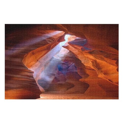 Pure Fotofreude Puzzle Für Erwachsene 1000 Teile Premium 100% Recyceltes Brett Zum Lernen, Lernspielzeug, Familienspiele Kinder Holzpuzzle （75×50cm） von GGJJTT