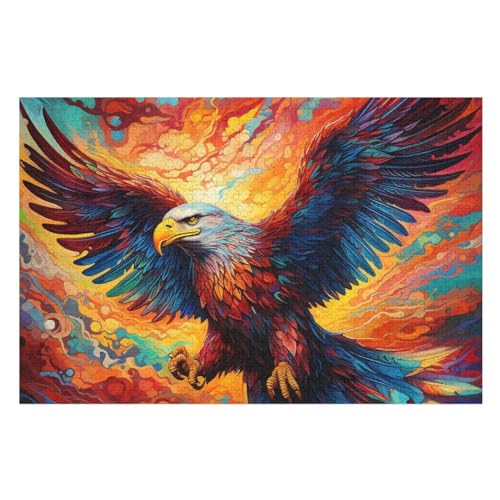 Puzzle 1000 Teile Adler Holzpuzzle Für Erwachsene Lernspiel Herausforderungsspielzeug The Puzzles Für Erwachsene Kinder 75×50cm Puzzle 1000 Teile Adler Holzpuzzle Für Erwachsene Lernspiel Herausforderungsspielzeug The Puzzles Für Erwachsene Kinder 75×50cm von GGJJTT