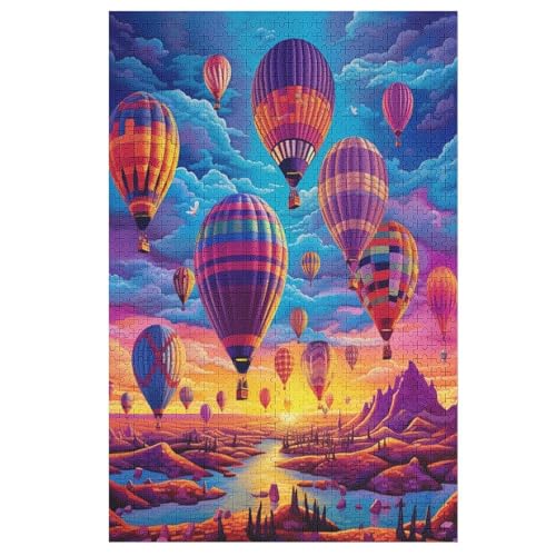 Puzzle 1000 Teile Heißluftballon Holzpuzzle Für Erwachsene Lernspiel Herausforderungsspielzeug The Puzzles Für Erwachsene Kinder 78×53cm Puzzle 1000 Teile Heißluftballon Holzpuzzle Für Erwachsene Lernspiel Herausforderungsspielzeug The Puzzles Für Erwachsene Kinder 78×53cm von GGJJTT