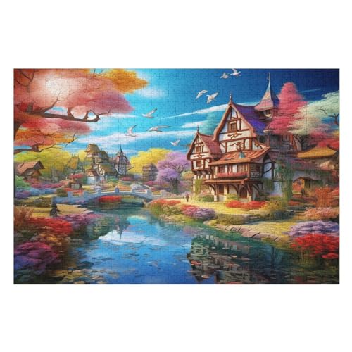 Puzzle 1000 Teile Paradies Holzpuzzle Für Erwachsene Lernspiel Herausforderungsspielzeug The Puzzles Für Erwachsene Kinder 75×50cm Puzzle 1000 Teile Paradies Holzpuzzle Für Erwachsene Lernspiel Herausforderungsspielzeug The Puzzles Für Erwachsene Kinder 75×50cm von GGJJTT