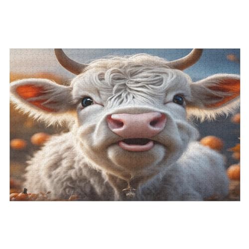 Puzzle 1000 Teile Tier Kuh Holzpuzzle Für Erwachsene Lernspiel Herausforderungsspielzeug The Puzzles Für Erwachsene Kinder 75×50cm Puzzle 1000 Teile Tier Kuh Holzpuzzle Für Erwachsene Lernspiel Herausforderungsspielzeug The Puzzles Für Erwachsene Kinder 75×50cm von GGJJTT
