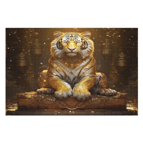 Puzzle 1000 Teile Tiger Holzpuzzle Für Erwachsene Lernspiel Herausforderungsspielzeug The Puzzles Für Erwachsene Kinder 75×50cm Puzzle 1000 Teile Tiger Holzpuzzle Für Erwachsene Lernspiel Herausforderungsspielzeug The Puzzles Für Erwachsene Kinder 75×50cm von GGJJTT