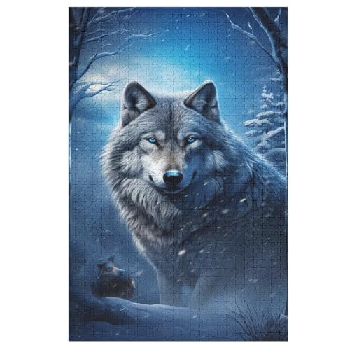 Puzzle 1000 Teile Wolf Holzpuzzle Für Erwachsene Lernspiel Herausforderungsspielzeug The Puzzles Für Erwachsene Kinder 78×53cm Puzzle 1000 Teile Wolf Holzpuzzle Für Erwachsene Lernspiel Herausforderungsspielzeug The Puzzles Für Erwachsene Kinder 78×53cm von GGJJTT