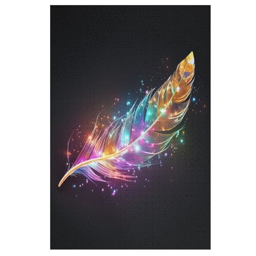 Puzzle Für Erwachsene, 1000 Teile, Colorful Feders, Holzpuzzle, Geburtstagsgeschenke, Puzzle Wanddekoration 78×53cm Puzzle Für Erwachsene, 1000 Teile, Colorful Feders, Holzpuzzle, Geburtstagsgeschenke, Puzzle Wanddekoration 78×53cm von GGJJTT