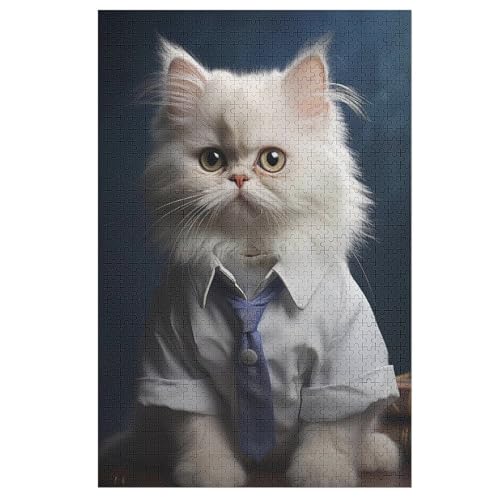 Puzzle Für Erwachsene, 1000 Teile, Cute Katze, Holzpuzzle, Geburtstagsgeschenke, Puzzle Wanddekoration 78×53cm Puzzle Für Erwachsene, 1000 Teile, Cute Katze, Holzpuzzle, Geburtstagsgeschenke, Puzzle Wanddekoration 78×53cm von GGJJTT