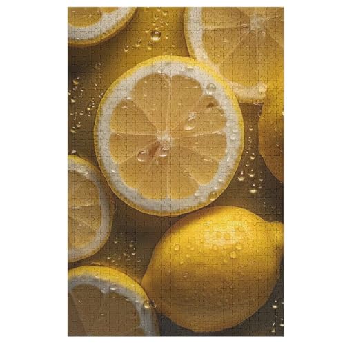 Puzzle Für Erwachsene, 1000 Teile, Zitrone, Holzpuzzle, Holzpuzzle, Geburtstagsgeschenke, Puzzle, Wanddekoration 78×53cm Puzzle Für Erwachsene, 1000 Teile, Zitrone, Holzpuzzle, Holzpuzzle, Geburtstagsgeschenke, Puzzle, Wanddekoration 78×53cm von GGJJTT