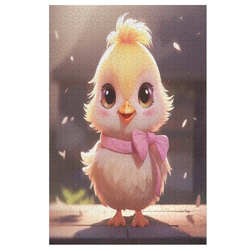 Puzzle Für Erwachsene, Huhn, 1000 Puzzleteile Für Kinder, Holzpuzzles, Geeignet Für Erwachsene Lernspiel, （78×53cm） von GGJJTT