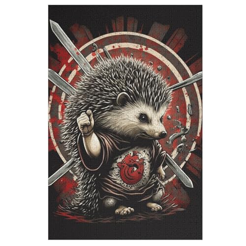 Puzzle Für Erwachsene, Igel Puzzles, 1000-teiliges Holzpuzzle, Geeignet Für Erwachsene Und Kinder Ab 12 Jahren, Tolles Geschenk 78×53cm Puzzle Für Erwachsene, Igel Puzzles, 1000-teiliges Holzpuzzle, Geeignet Für Erwachsene Und Kinder Ab 12 Jahren, Tolles Geschenk 78×53cm von GGJJTT