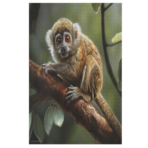 Puzzle Für Erwachsene, Koboldmaki, 1000 Puzzleteile Für Kinder, Holzpuzzles, Geeignet Für Erwachsene Lernspiel, （78×53cm） von GGJJTT