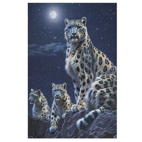 Puzzle Für Erwachsene, Leopard Puzzles, 1000-teiliges Holzpuzzle, Geeignet Für Erwachsene Und Kinder Ab 12 Jahren, Tolles Geschenk 78×53cm Puzzle Für Erwachsene, Leopard Puzzles, 1000-teiliges Holzpuzzle, Geeignet Für Erwachsene Und Kinder Ab 12 Jahren, Tolles Geschenk 78×53cm von GGJJTT