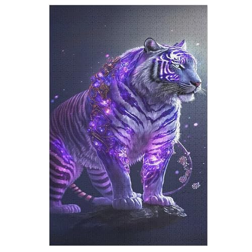 Puzzle Für Erwachsene, Tiger, 1000 Puzzleteile Für Kinder, Holzpuzzles, Geeignet Für Erwachsene Lernspiel, 78×53cm Puzzle Für Erwachsene, Tiger, 1000 Puzzleteile Für Kinder, Holzpuzzles, Geeignet Für Erwachsene Lernspiel, 78×53cm von GGJJTT