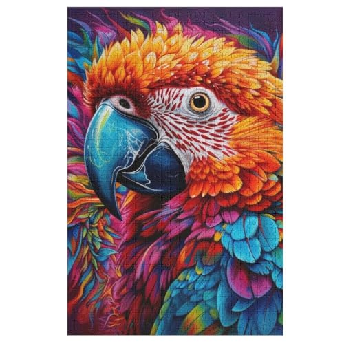 Puzzle Für Erwachsene 1000 Teiliges Papagei Puzzles Für Erwachsene Holzbrettpuzzles Denksportaufgaben Für Erwachsene 78×53cm Puzzle Für Erwachsene 1000 Teiliges Papagei Puzzles Für Erwachsene Holzbrettpuzzles Denksportaufgaben Für Erwachsene 78×53cm von GGJJTT