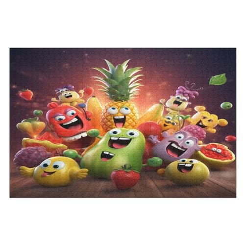 Puzzle Für Kinder, Obst -Puzzle Für Erwachsene, 1000-teiliges Holzpuzzle Für Jugendliche Und Erwachsene, Tolles 75×50cm Puzzle Für Kinder, Obst -Puzzle Für Erwachsene, 1000-teiliges Holzpuzzle Für Jugendliche Und Erwachsene, Tolles 75×50cm von GGJJTT