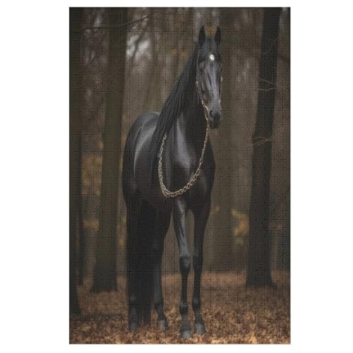 Puzzle Für Kinder, Horse -Puzzles Für Erwachsene, 1000-teiliges Holzpuzzle Für Jugendliche Und Erwachsene, Tolles 78×53cm Puzzle Für Kinder, Horse -Puzzles Für Erwachsene, 1000-teiliges Holzpuzzle Für Jugendliche Und Erwachsene, Tolles 78×53cm von GGJJTT