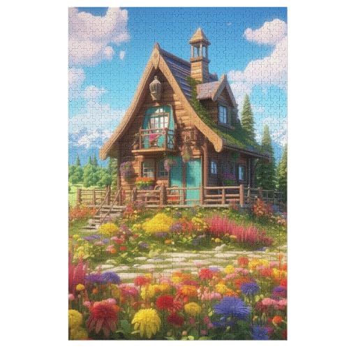 Puzzles Für Erwachsene, 1000 Teile, Bergdorfhütte, Kreative Holzpuzzles, Praktisches Spiel, Familiendekoration 78×53cm Puzzles Für Erwachsene, 1000 Teile, Bergdorfhütte, Kreative Holzpuzzles, Praktisches Spiel, Familiendekoration 78×53cm von GGJJTT
