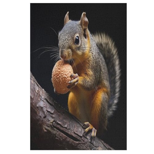 Puzzles Für Erwachsene, 1000 Teile, Eichhörnchen, Kreative Holzpuzzles, Praktisches Spiel, Familiendekoration 78×53cm Puzzles Für Erwachsene, 1000 Teile, Eichhörnchen, Kreative Holzpuzzles, Praktisches Spiel, Familiendekoration 78×53cm von GGJJTT