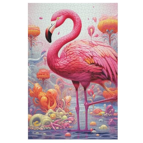 Puzzles Für Erwachsene, 1000 Teile, Flamingo, Kreative Holzpuzzles, Praktisches Spiel, Familiendekoration 78×53cm Puzzles Für Erwachsene, 1000 Teile, Flamingo, Kreative Holzpuzzles, Praktisches Spiel, Familiendekoration 78×53cm von GGJJTT
