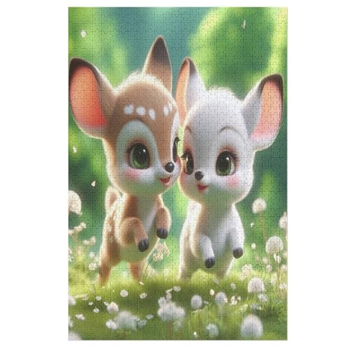 Puzzles Für Erwachsene, 1000 Teile, Hirsch, Kreative Holzpuzzles, Praktisches Spiel, Familiendekoration 78×53cm Puzzles Für Erwachsene, 1000 Teile, Hirsch, Kreative Holzpuzzles, Praktisches Spiel, Familiendekoration 78×53cm von GGJJTT