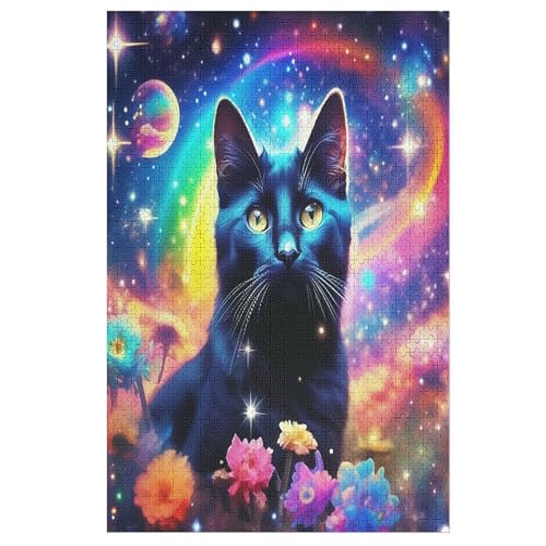 Puzzles Für Erwachsene, 1000 Teile, Katze, Kreative Holzpuzzles, Praktisches Spiel, Familiendekoration 78×53cm Puzzles Für Erwachsene, 1000 Teile, Katze, Kreative Holzpuzzles, Praktisches Spiel, Familiendekoration 78×53cm von GGJJTT