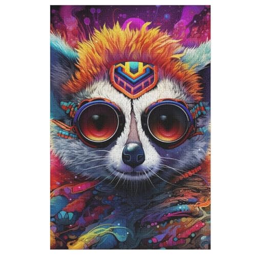 Puzzles Für Erwachsene, 1000 Teile, Lemur, Kreative Holzpuzzles, Praktisches Spiel, Familiendekoration 78×53cm Puzzles Für Erwachsene, 1000 Teile, Lemur, Kreative Holzpuzzles, Praktisches Spiel, Familiendekoration 78×53cm von GGJJTT