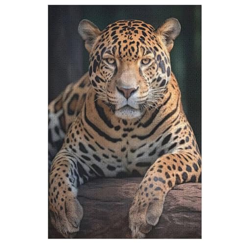 Puzzles Für Erwachsene, 1000 Teile, Leopard, Kreative Holzpuzzles, Praktisches Spiel, Familiendekoration 78×53cm Puzzles Für Erwachsene, 1000 Teile, Leopard, Kreative Holzpuzzles, Praktisches Spiel, Familiendekoration 78×53cm von GGJJTT