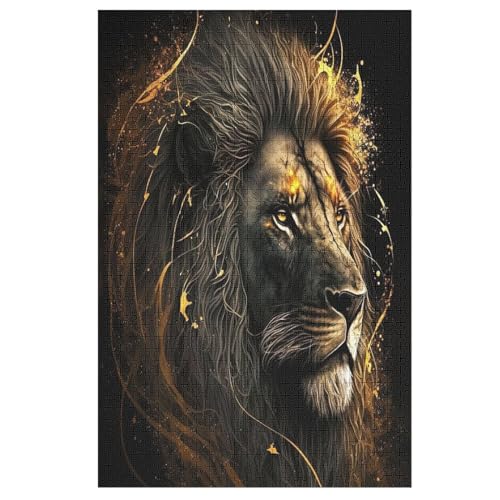 Puzzles Für Erwachsene, 1000 Teile, Löwe, Kreative Holzpuzzles, Praktisches Spiel, Familiendekoration 78×53cm Puzzles Für Erwachsene, 1000 Teile, Löwe, Kreative Holzpuzzles, Praktisches Spiel, Familiendekoration 78×53cm von GGJJTT