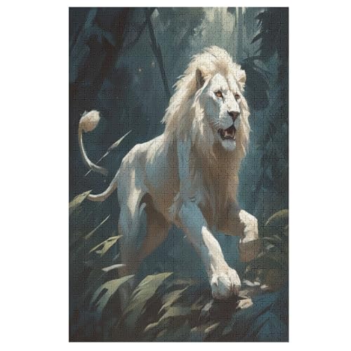 Puzzles Für Erwachsene, 1000 Teile, Löwe, Kreative Holzpuzzles, Praktisches Spiel, Familiendekoration 78×53cm Puzzles Für Erwachsene, 1000 Teile, Löwe, Kreative Holzpuzzles, Praktisches Spiel, Familiendekoration 78×53cm von GGJJTT