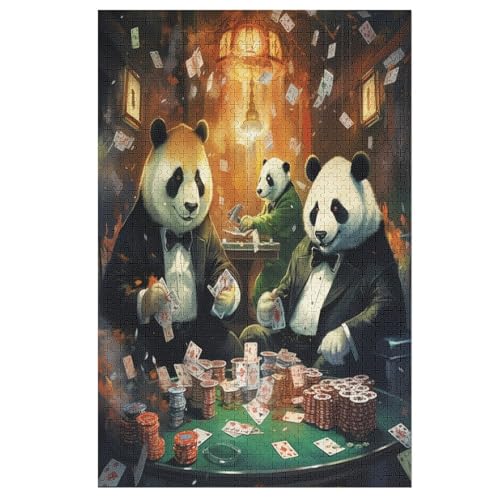 Puzzles Für Erwachsene, 1000 Teile, Panda, Kreative Holzpuzzles, Praktisches Spiel, Familiendekoration 78×53cm Puzzles Für Erwachsene, 1000 Teile, Panda, Kreative Holzpuzzles, Praktisches Spiel, Familiendekoration 78×53cm von GGJJTT