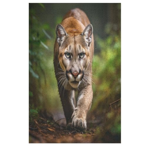 Puzzles Für Erwachsene, 1000 Teile, Puma, Kreative Holzpuzzles, Praktisches Spiel, Familiendekoration 78×53cm Puzzles Für Erwachsene, 1000 Teile, Puma, Kreative Holzpuzzles, Praktisches Spiel, Familiendekoration 78×53cm von GGJJTT