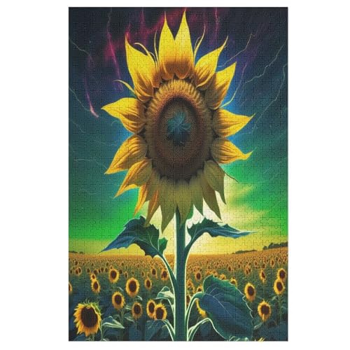 Puzzles Für Erwachsene, 1000 Teile, SonneBlume, Kreative Holzpuzzles, Praktisches Spiel, Familiendekoration 78×53cm Puzzles Für Erwachsene, 1000 Teile, SonneBlume, Kreative Holzpuzzles, Praktisches Spiel, Familiendekoration 78×53cm von GGJJTT