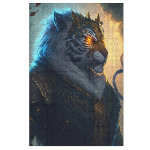 Puzzles Für Erwachsene, 1000 Teile, Tiger, Kreative Holzpuzzles, Praktisches Spiel, Familiendekoration 78×53cm Puzzles Für Erwachsene, 1000 Teile, Tiger, Kreative Holzpuzzles, Praktisches Spiel, Familiendekoration 78×53cm von GGJJTT