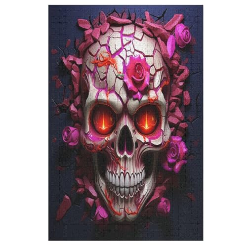 Puzzles Für Erwachsene, 1000 Teile, Totenkopf, Kreative Holzpuzzles, Praktisches Spiel, Familiendekoration 78×53cm Puzzles Für Erwachsene, 1000 Teile, Totenkopf, Kreative Holzpuzzles, Praktisches Spiel, Familiendekoration 78×53cm von GGJJTT