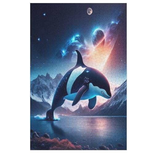 Puzzles Für Erwachsene, 1000 Teile, Wal, Kreative Holzpuzzles, Praktisches Spiel, Familiendekoration 78×53cm Puzzles Für Erwachsene, 1000 Teile, Wal, Kreative Holzpuzzles, Praktisches Spiel, Familiendekoration 78×53cm von GGJJTT