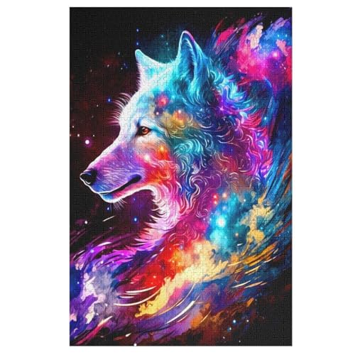Puzzles Für Erwachsene, 1000 Teile, Wolf, Kreative Holzpuzzles, Praktisches Spiel, Familiendekoration 78×53cm Puzzles Für Erwachsene, 1000 Teile, Wolf, Kreative Holzpuzzles, Praktisches Spiel, Familiendekoration 78×53cm von GGJJTT
