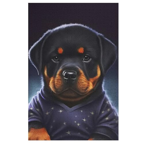 Puzzles Für Erwachsene, BullHund, 1000-teilige Puzzles Für Erwachsene Und Kinder Ab 12 Jahren, Holzpuzzles Für Die Heimdekoration, （78×53cm） von GGJJTT