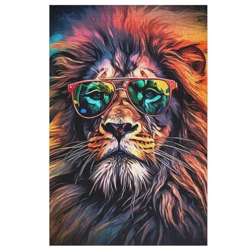 Puzzles Für Erwachsene, Löwe Puzzle, 1000 Teile, Kreatives, Geistiges Spielzeug, Kinder, Montagespiele 78×53cm Puzzles Für Erwachsene, Löwe Puzzle, 1000 Teile, Kreatives, Geistiges Spielzeug, Kinder, Montagespiele 78×53cm von GGJJTT