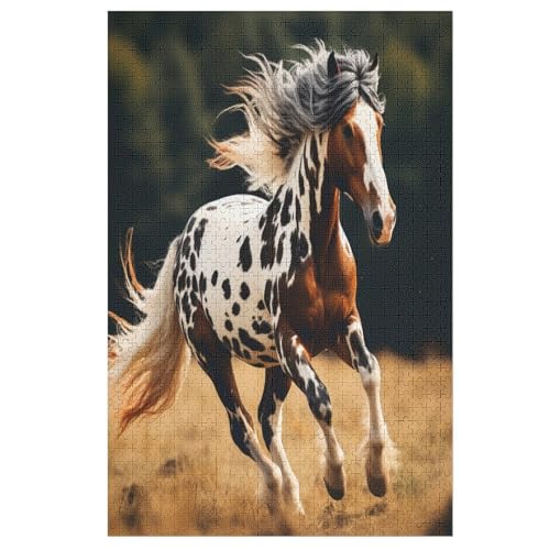 Puzzles Für Erwachsene, Horse Puzzle, 1000 Teile, Kreatives, Geistiges Spielzeug, Kinder, Montagespiele 78×53cm Puzzles Für Erwachsene, Horse Puzzle, 1000 Teile, Kreatives, Geistiges Spielzeug, Kinder, Montagespiele 78×53cm von GGJJTT