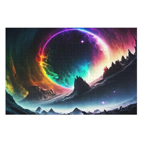 Puzzles Für Erwachsene, Planetary Stern System Puzzle, 1000 Teile, Kreatives Puzzle, Geistiges Spielzeug, Kinder, Montagespiele 75×50cm Puzzles Für Erwachsene, Planetary Stern System Puzzle, 1000 Teile, Kreatives Puzzle, Geistiges Spielzeug, Kinder, Montagespiele 75×50cm von GGJJTT