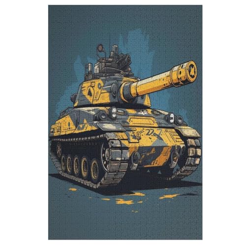 Puzzles Für Erwachsene, Puzzle Panzer, 1000 Teile, Puzzle Aus Holz Für Erwachsene Und Kinder Ab 12 Jahren, Lernspielzeug 78×53cm Puzzles Für Erwachsene, Puzzle Panzer, 1000 Teile, Puzzle Aus Holz Für Erwachsene Und Kinder Ab 12 Jahren, Lernspielzeug 78×53cm von GGJJTT