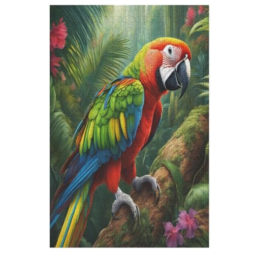 Puzzles Für Erwachsene 1000 Teiliges Papagei Puzzles Für Erwachsene Holzbrettpuzzles Denksportaufgaben Für Erwachsene （78×53cm） von GGJJTT