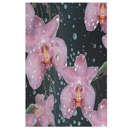 Puzzles Für Erwachsene Blume, 1000 Teile, Puzzle Aus Holz Für Erwachsene Und Kinder Ab 12 Jahren, Lernspielzeug 78×53cm von GGJJTT