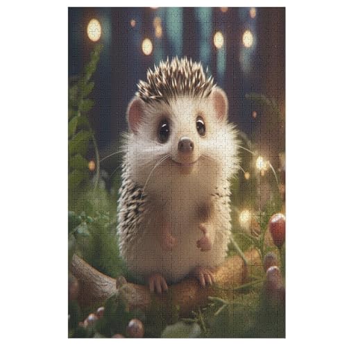Puzzles Für Erwachsene Igel, 1000 Teile, Puzzle Aus Holz Für Erwachsene Und Kinder Ab 12 Jahren, Lernspielzeug 78×53cm Puzzles Für Erwachsene Igel, 1000 Teile, Puzzle Aus Holz Für Erwachsene Und Kinder Ab 12 Jahren, Lernspielzeug 78×53cm von GGJJTT