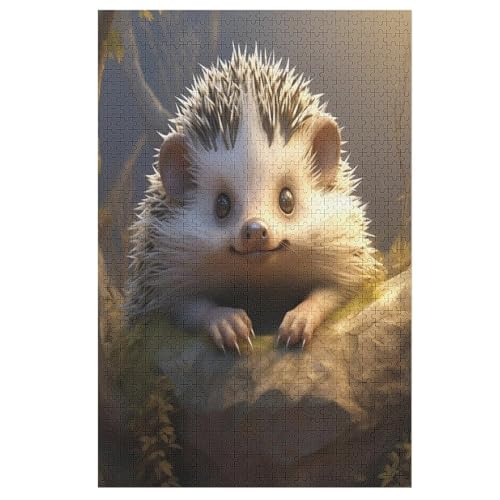 Puzzles Für Erwachsene Igel, 1000 Teile, Puzzle Aus Holz Für Erwachsene Und Kinder Ab 12 Jahren, Lernspielzeug 78×53cm Puzzles Für Erwachsene Igel, 1000 Teile, Puzzle Aus Holz Für Erwachsene Und Kinder Ab 12 Jahren, Lernspielzeug 78×53cm von GGJJTT