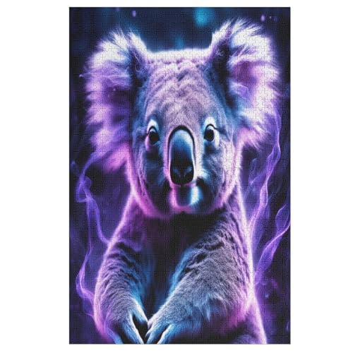Puzzles Für Erwachsene Koala, 1000 Teile, Puzzle Aus Holz Für Erwachsene Und Kinder Ab 12 Jahren, Lernspielzeug 78×53cm Puzzles Für Erwachsene Koala, 1000 Teile, Puzzle Aus Holz Für Erwachsene Und Kinder Ab 12 Jahren, Lernspielzeug 78×53cm von GGJJTT