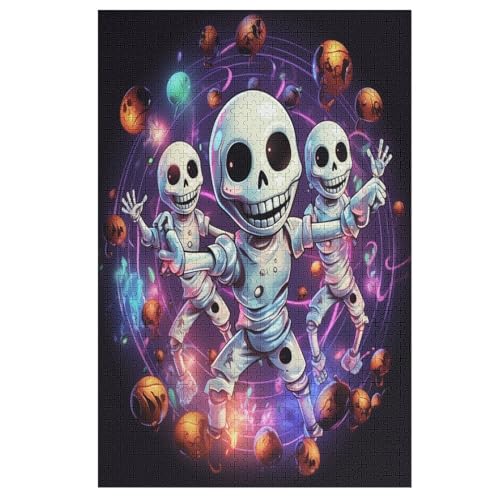 Puzzles Für Erwachsene Totenkopf, 1000 Teile, Puzzle Aus Holz Für Erwachsene Und Kinder Ab 12 Jahren, Lernspielzeug 78×53cm Puzzles Für Erwachsene Totenkopf, 1000 Teile, Puzzle Aus Holz Für Erwachsene Und Kinder Ab 12 Jahren, Lernspielzeug 78×53cm von GGJJTT