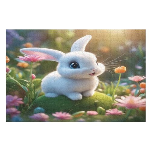 Puzzles Für Erwachsene süßes Kaninchen,1000-teilige Puzzle Für Erwachsene Und Kinder Ab 12 Jahren, Holzpuzzles Für Die Heimdekoration, 75×50cm Puzzles Für Erwachsene süßes Kaninchen,1000-teilige Puzzle Für Erwachsene Und Kinder Ab 12 Jahren, Holzpuzzles Für Die Heimdekoration, 75×50cm von GGJJTT