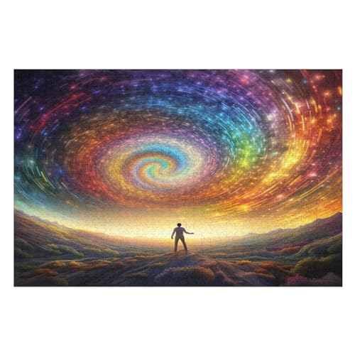 Regenbogenmuster Holzpuzzle 1000 Teile Klassische Puzzles Erwachsene Kinder Puzzle DIY Kit Holzspielzeug Einzigartiges Geschenk 75×50cm Regenbogenmuster Holzpuzzle 1000 Teile Klassische Puzzles Erwachsene Kinder Puzzle DIY Kit Holzspielzeug Einzigartiges Geschenk 75×50cm von GGJJTT